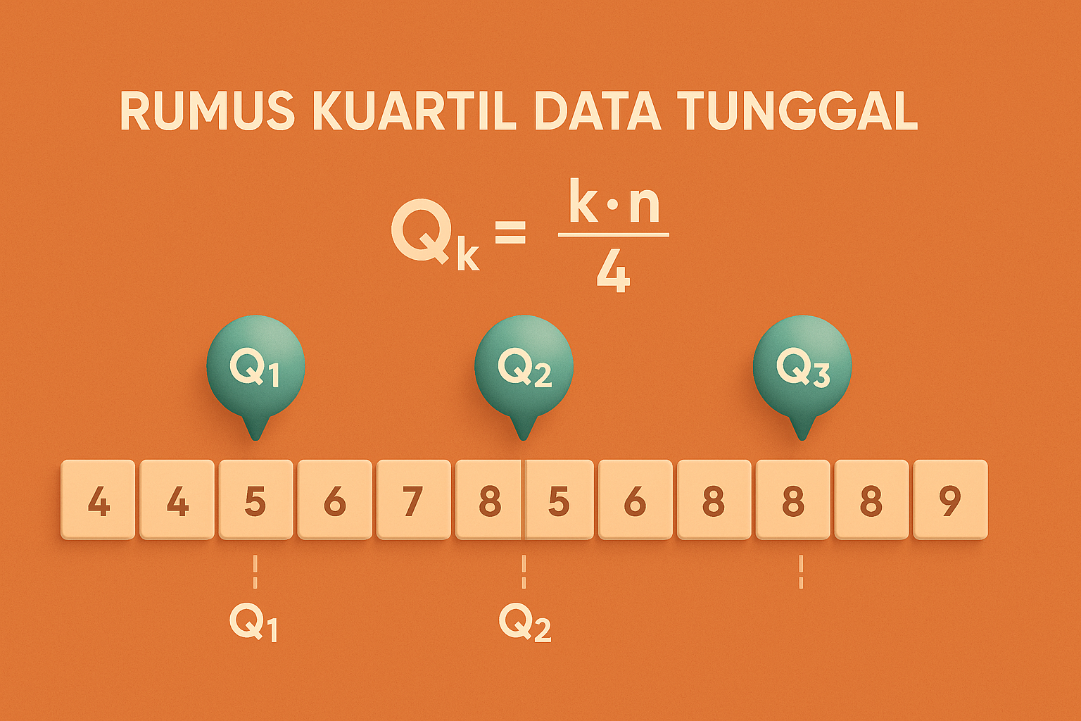 Rumus Kuartil Data Tunggal Cara Hitung dan Contoh Soal - Study Inca
