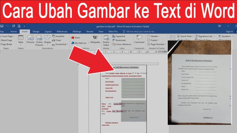 cara mengubah file txt ke word