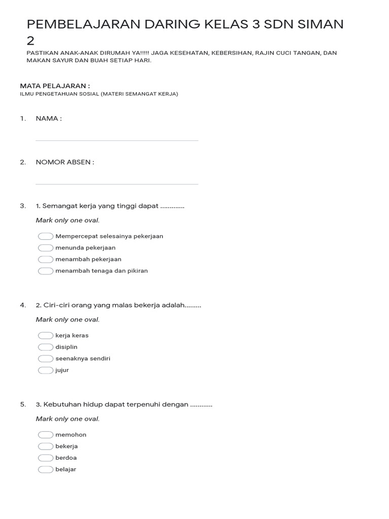 contoh soal dan pembahasan ips kelas 3 semangat kerja contoh soal dan pembahasan ips kelas 3 semangat kerja