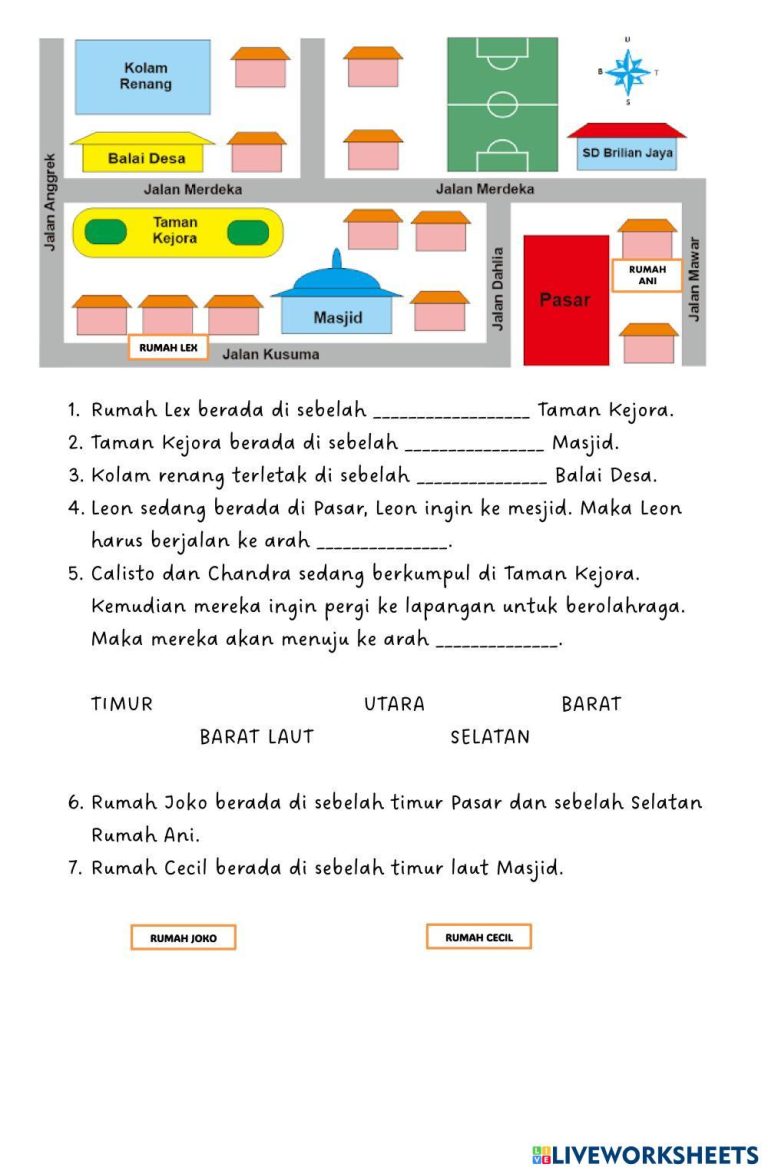 contoh soal denah kelas 3 sd contoh soal denah kelas 3 sd