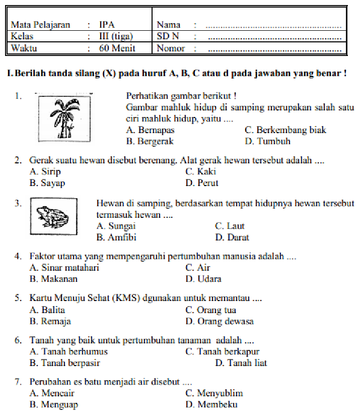 contoh soal deskripsi gam bat kelas 3 contoh soal deskripsi gam bat kelas 3