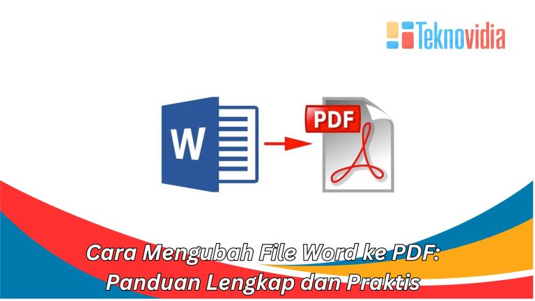3 Cara Ternyata Mudah Mengubah File Word 2003 ke PDF Tanpa Aplikasi Tambahan
