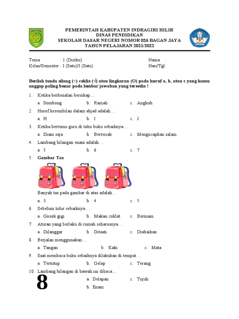 3 Rahasia Soal Soal Ujian Kenaikan Kelas 1 SD yang Wajib Diketahui Orang Tua 3 Rahasia Soal Soal Ujian Kenaikan Kelas 1 SD yang Wajib Diketahui Orang Tua