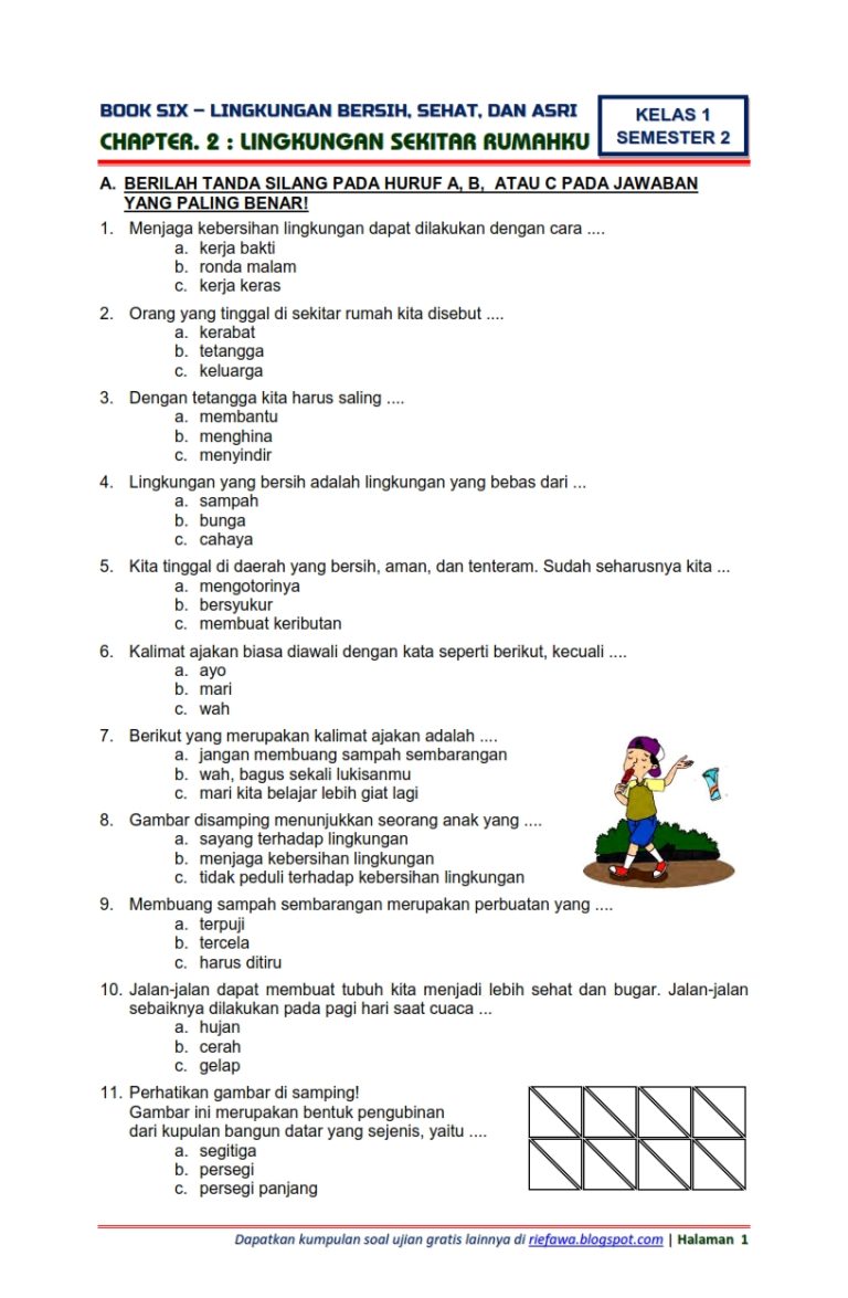 Akhirnya Terungkap 3 Fakta Penting Soal UKK Kelas 1 Tema 6 yang Wajib Diketahui Akhirnya Terungkap 3 Fakta Penting Soal UKK Kelas 1 Tema 6 yang Wajib Diketahui