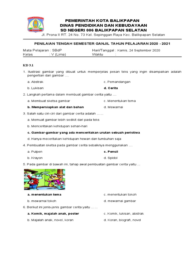 Rahasia Menguasai Contoh Soal SBDP Kelas 5 KD 3.2 dalam 5 Langkah Praktis Sebelum Ujian Rahasia Menguasai Contoh Soal SBDP Kelas 5 KD 3.2 dalam 5 Langkah Praktis Sebelum Ujian