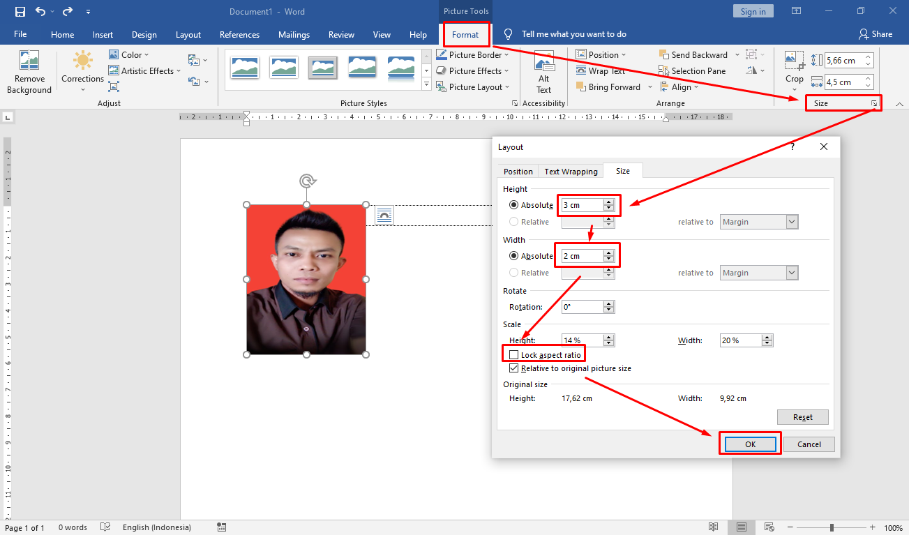 Rahasia cara ubah ukuran foto dalam bentuk b3 di word untuk cetak 4R tanpa Rahasia cara ubah ukuran foto dalam bentuk b3 di word untuk cetak 4R tanpa