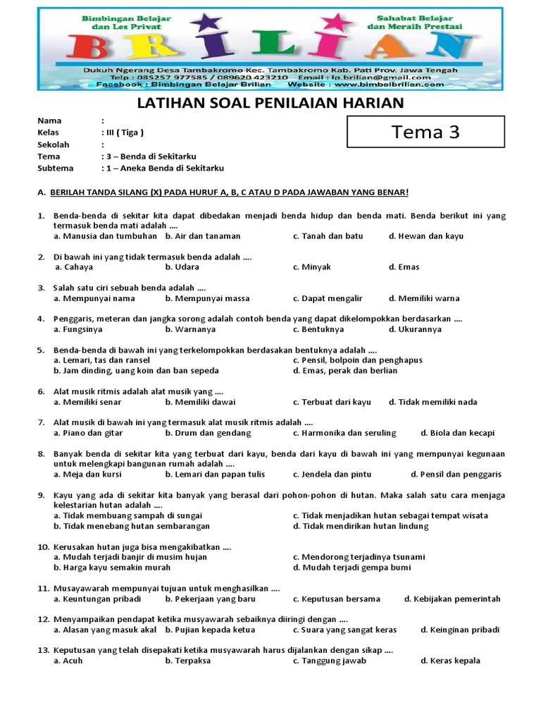 Terbukti! 7 Cara Cepat Menguasai Kartu Soal Tematik Kelas 3 2019 untuk Persiapan Ujian 2026