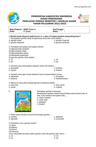 Terbukti! 7 Contoh Soal SBDP Kelas 5 Tema 1 Subtema 2 yang Bikin Nilai Meningkat Sekarang Terbukti! 7 Contoh Soal SBDP Kelas 5 Tema 1 Subtema 2 yang Bikin Nilai Meningkat Sekarang