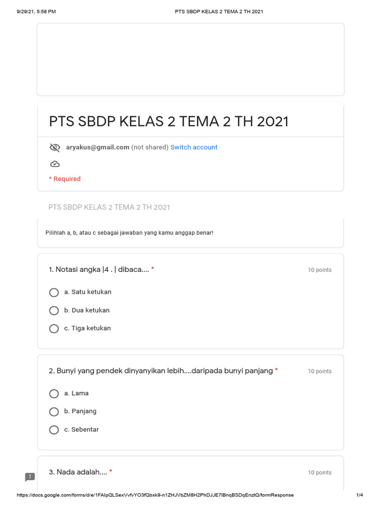 Ternyata Ini Dia Contoh Soal SBDP Tema 2 Kelas 2 yang Sering Muncul di Ujian Ternyata Ini Dia Contoh Soal SBDP Tema 2 Kelas 2 yang Sering Muncul di Ujian