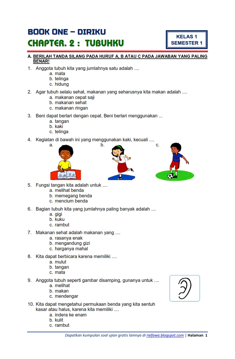 Ternyata Ini Dia Contoh Soal Tema 1 Kelas 2 Semester 1 yang Sering Muncul di Ujian Ternyata Ini Dia Contoh Soal Tema 1 Kelas 2 Semester 1 yang Sering Muncul di Ujian