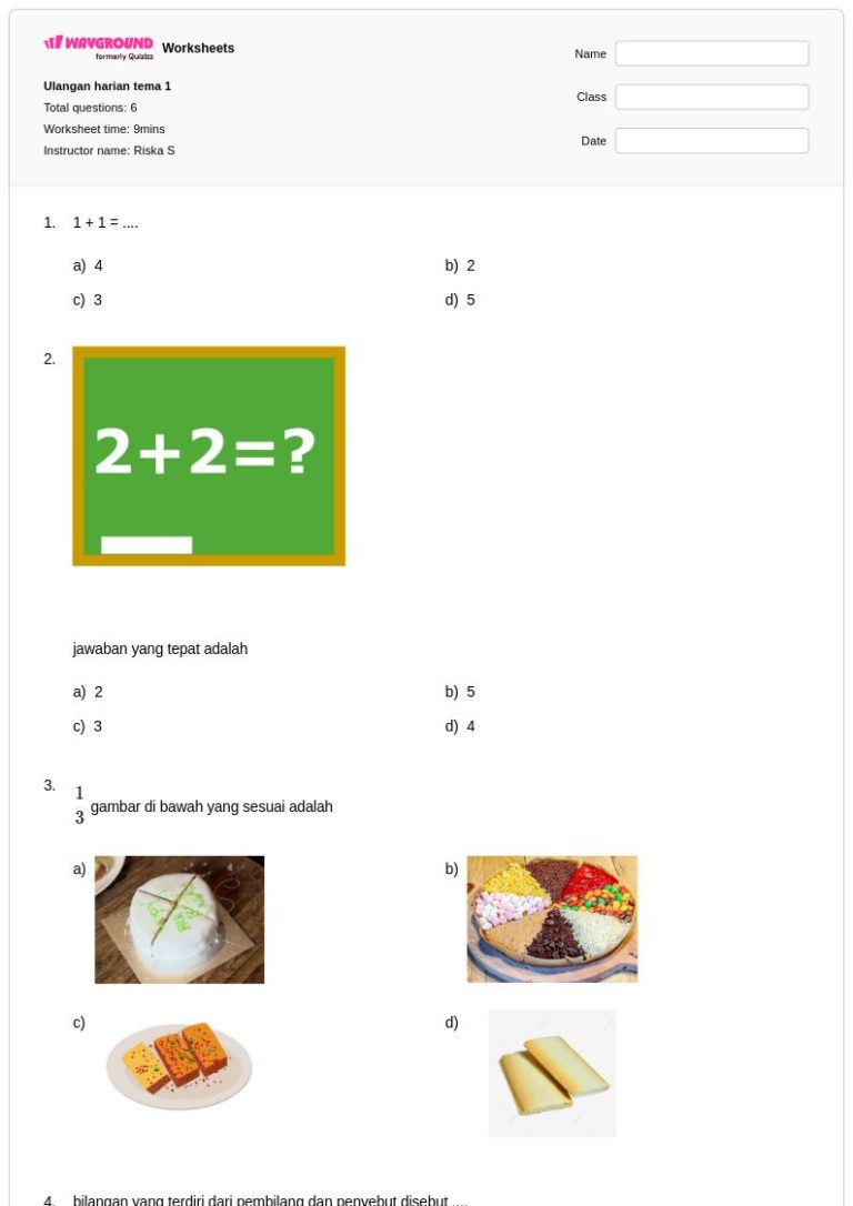 Ternyata Ini Dia Kumpulan Contoh Soal Ulangan Harian Tema 1 Subtema 4 Kelas 3 yang Siap Cetak dan Wajib Dicoba Siswa