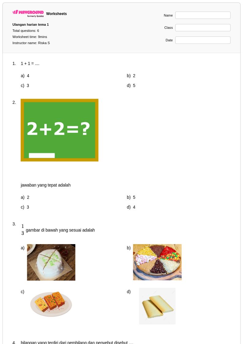 Ternyata Ini Dia Kumpulan Contoh Soal Ulangan Harian Tema 1 Subtema 4 Kelas 3 yang Siap Cetak dan Wajib Dicoba Siswa