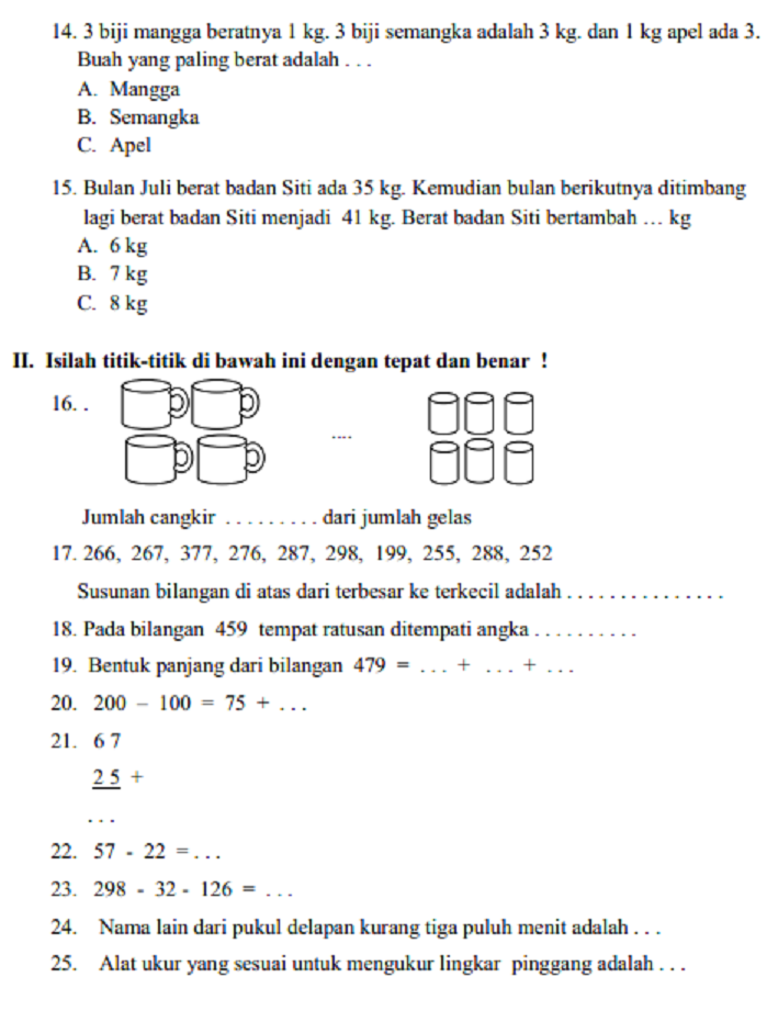 Wajib Tahu Bocoran Soal UAS Bahasa Inggris Kelas 2 dan Kelas 3 Agar Nilai Maksimal