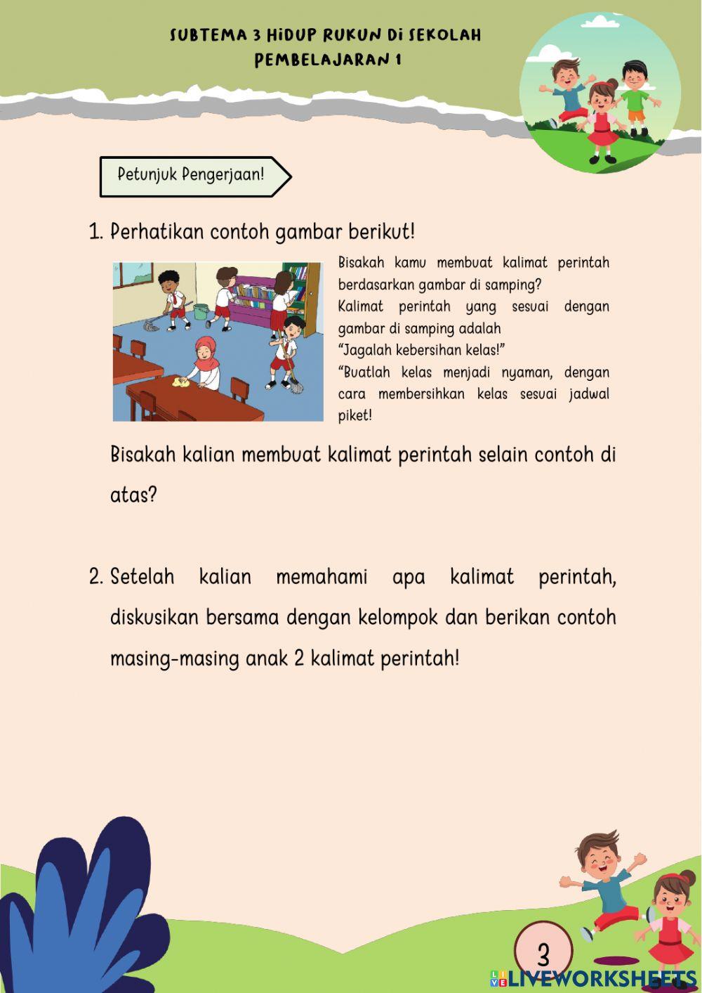 Rahasia Cepat Pintar Juragan Les Download Soal Kelas 2 Tema 1 Subtema 3 Sekarang Juga