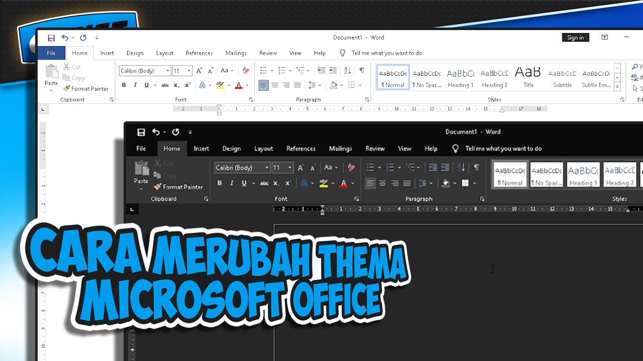 Ternyata Begini Cara Ubah Theme Microsoft Word Agar Tampilan Kerja Lebih Menarik